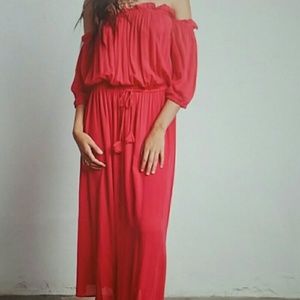 Beautiful off shoulder maxi dress